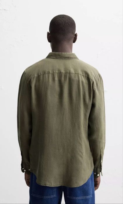 Риза Zara 100% лен