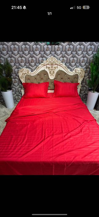 Постельное белье (2 наволочки 50х70 + простынь 150х220). ЗАПЕЧАТАННОЕ