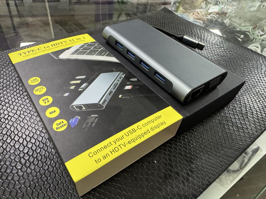 Переходник Type-C → HDMI (11-в-1) USB-C Hub