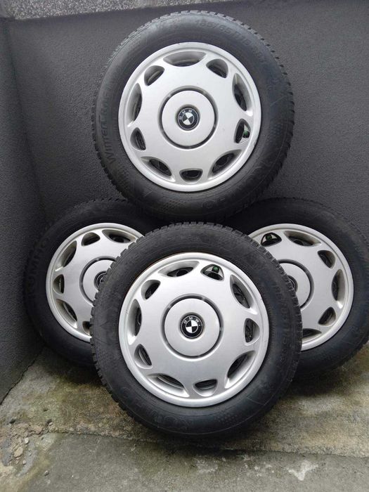 Зимни гуми KUMHO с железни джанти от BMW E36 (185/65/R15)