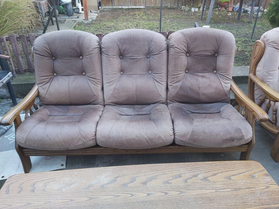 Tapiterie , piele naturala