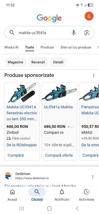 Drujba electrica Makita