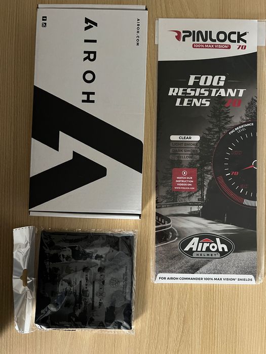 Каска Airoh Commander 2, Размер S (55-56), бяла