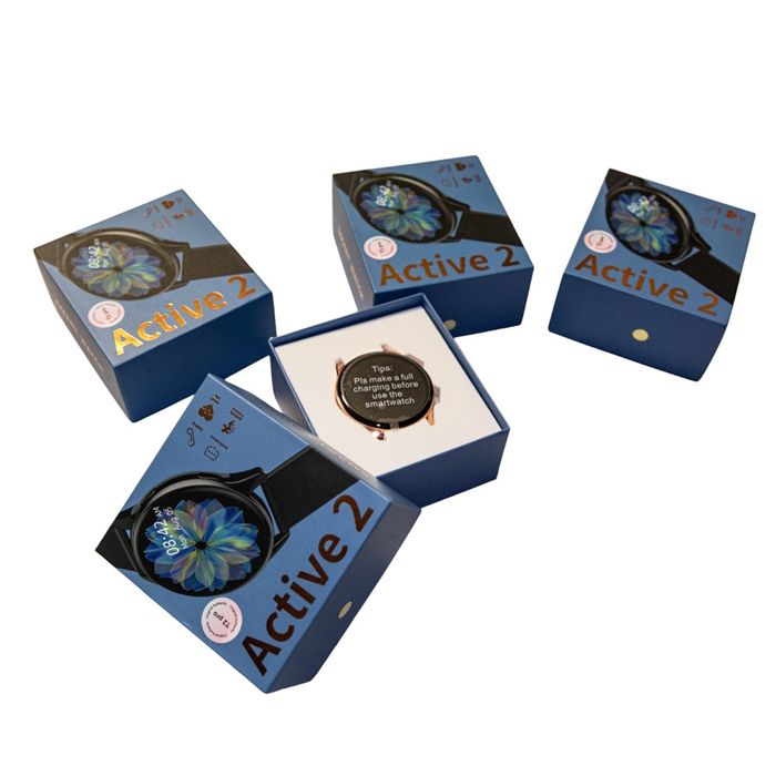 Елегантен дамски смарт часовник Android IOS G35 в розов цвят