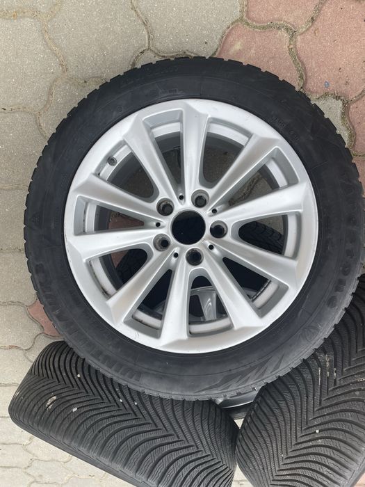 Jante bmw r17 f10 f11 225 55 17 michelin alpin5  6 mm