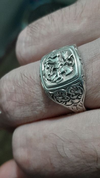 Печатка серебряная