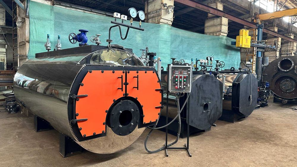 Паровой котёл для молочного завода