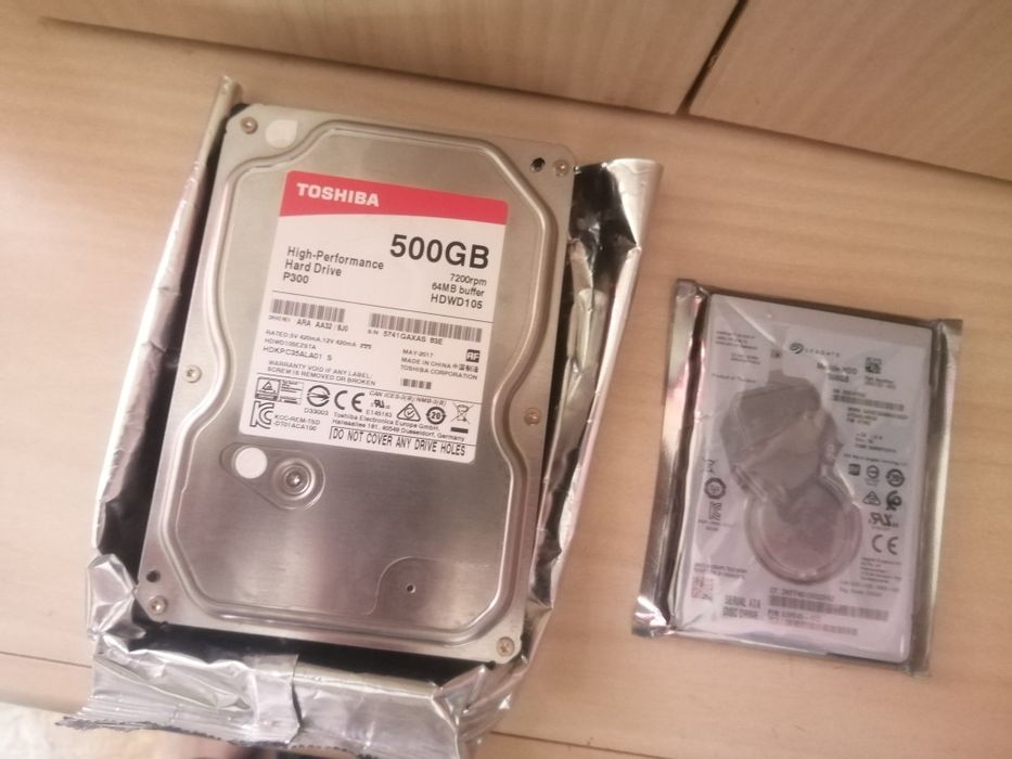 HDD 500Gb для компа и ноутбука.