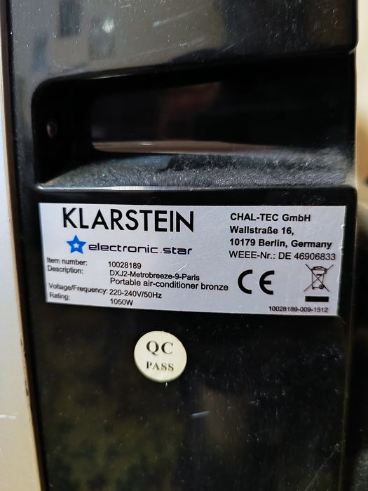 Aparat aer conditionat portabil Klarstein