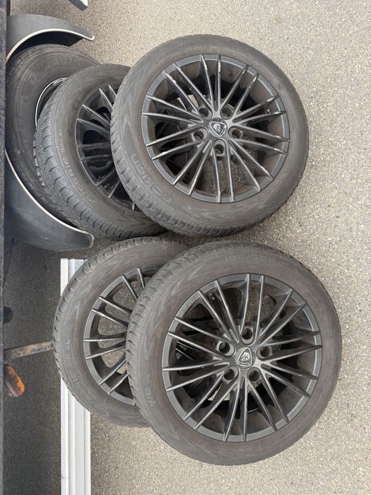 Jante bmw R16 cu anvelope 195/55/16 m+s
