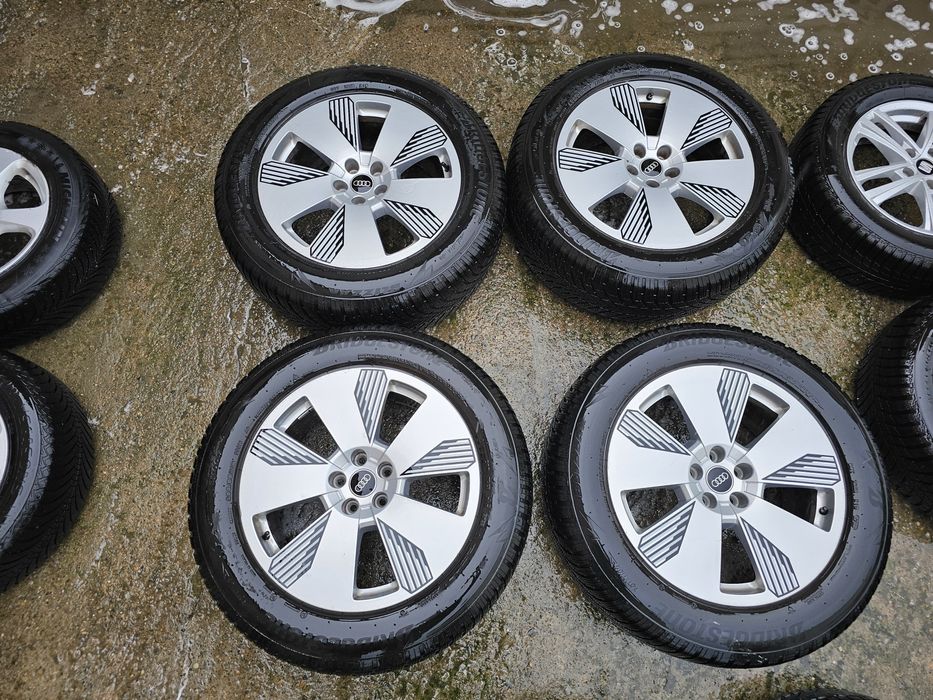 Jante originale Audi Q7 + Anvelope iarna dot 2022 - 255 55 19