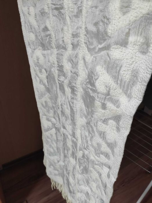 Шарф валяный из шерсти и шелка. Новый.