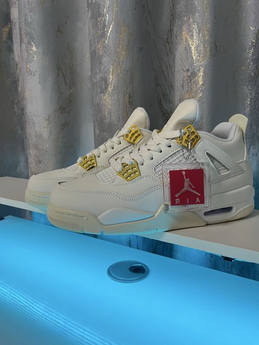 #LICHIDARE STOC# Nike Air Jordan 4- Metallic Gold -Verificare Colet
