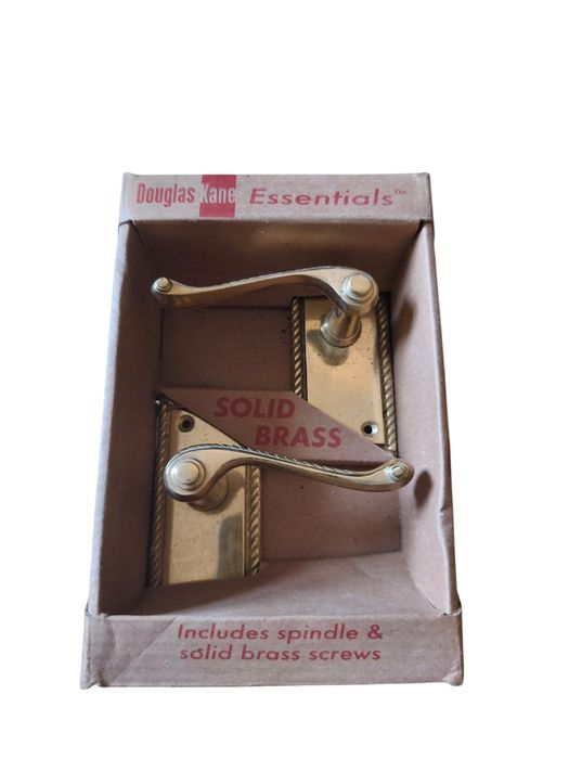 Set mânere ușă din alamă