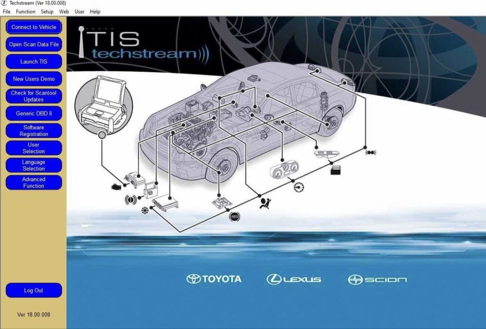 Tester/Diagnoza OTC Techstream V17.00.020 Toyota/Lexus pana in 2025