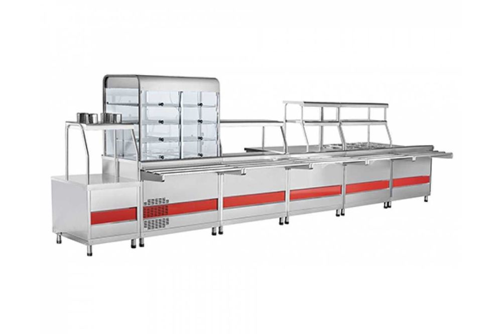 Линии раздачи для столовых и общепита.