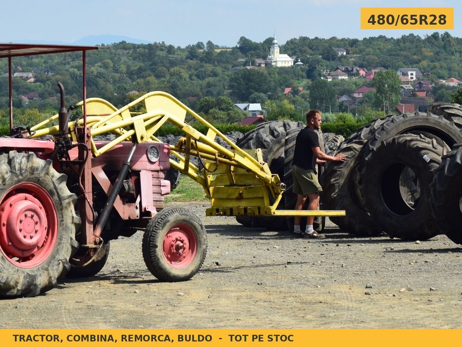 Anvelope Cauciucuri 480/65R28 480/65 R28 480/65-28 4806528 Continental Tractor Punte Fata Utilaje Agricole SH Second Hand IEFTIN Garantie 1 An