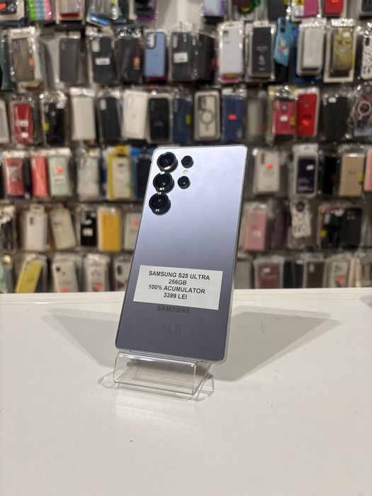 iSellStore Valcea: Samsung S25 Ultra 256GB 100% acumulator