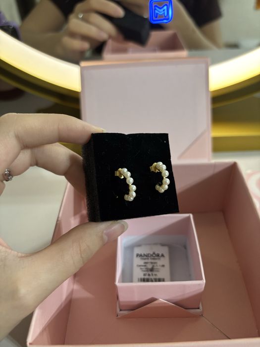 Продам серьги от PANDORA оригинал