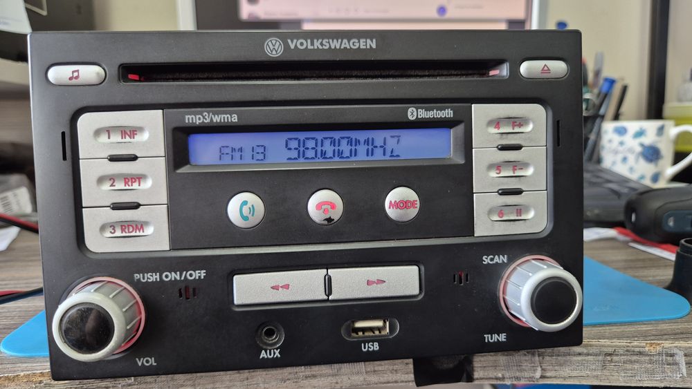 Vw radio oem с bluetooth и usb Golf 4,passat b5,и др.