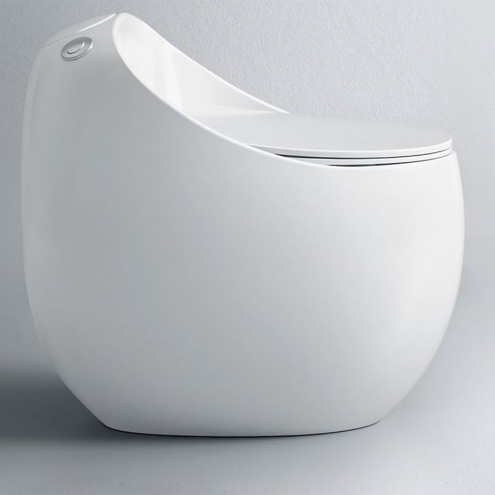 Vas wc cu rezervor incorporat și capac soft close inclus, alb s