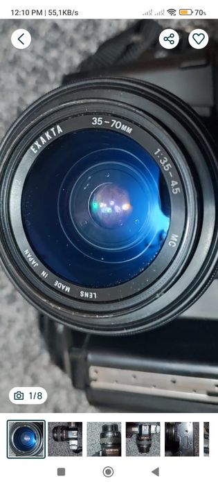 Aparat foto Minolta 5000AF obiectiv Exacta + filtru Hoya