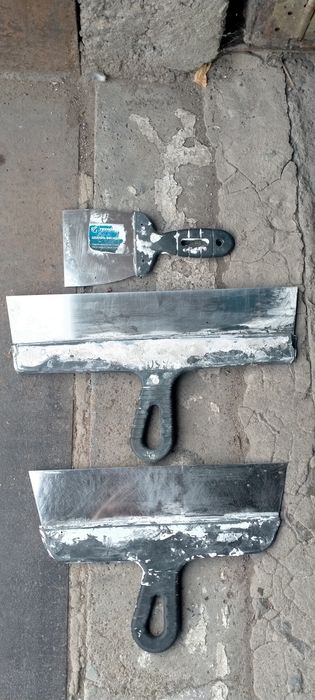 Шпатели штукатурные. 3 шт.