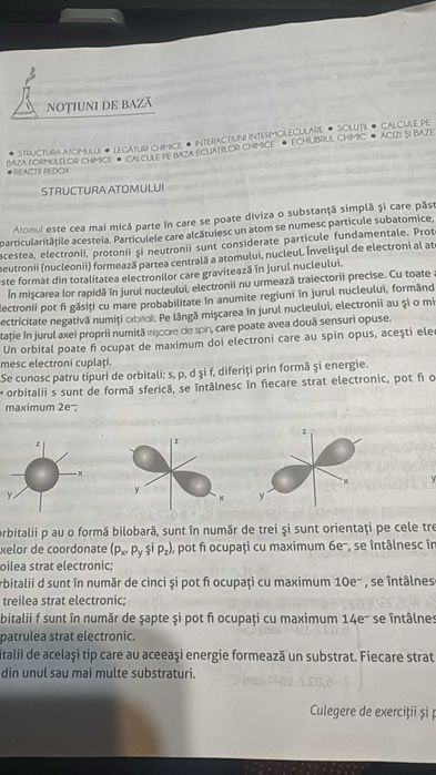 Chimie, Culegere de exerciții și probleme pentru clasa a X-a