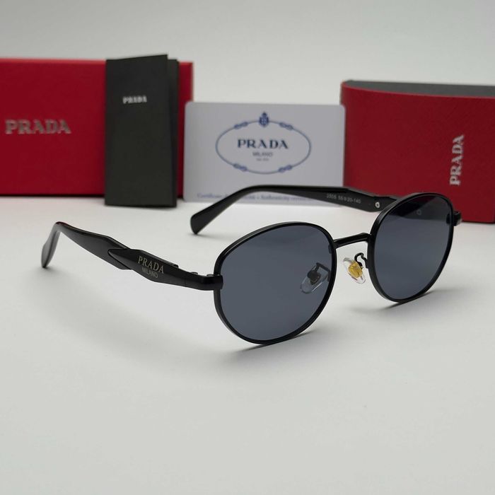 Унисекс слънчеви очила Milano Round Classic Edition Black Gold UV400 CE