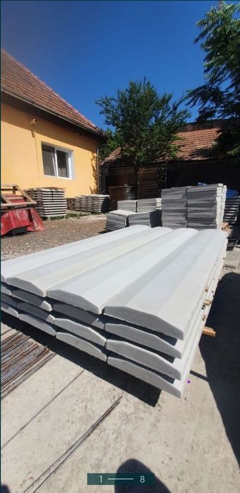 Placi de gard și stalpi / capace de gard /prefabricate din beton