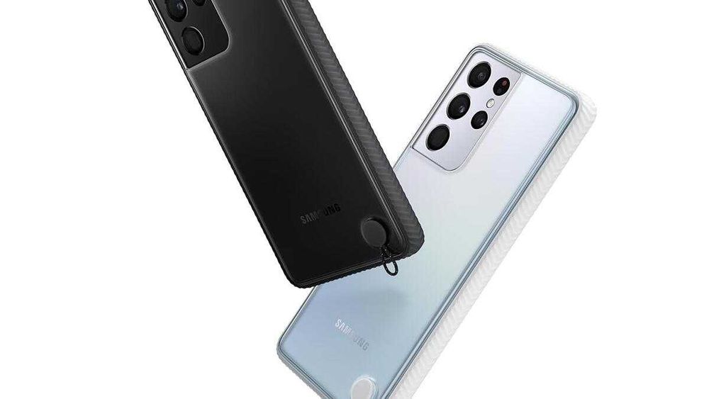 Husa Carcasa Protectie SAMSUNG Galaxy S21 Ultra EF-GG998CWEGWW Alb