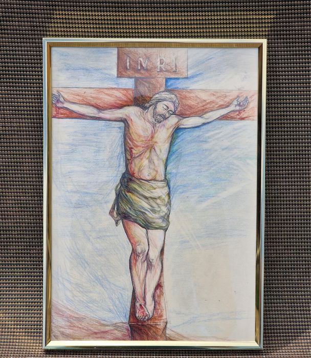 Desene in creion pe carton a4