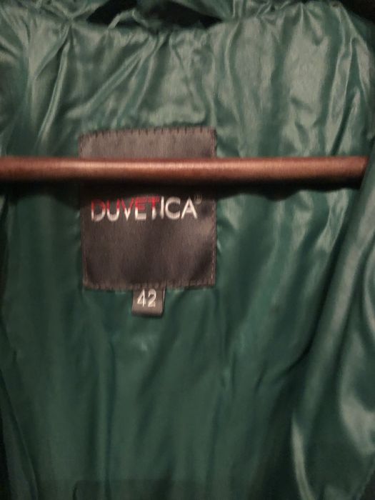 Дамско яке пух зелено