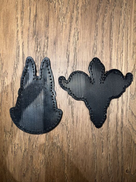 Гумирани велкро патчове PVC