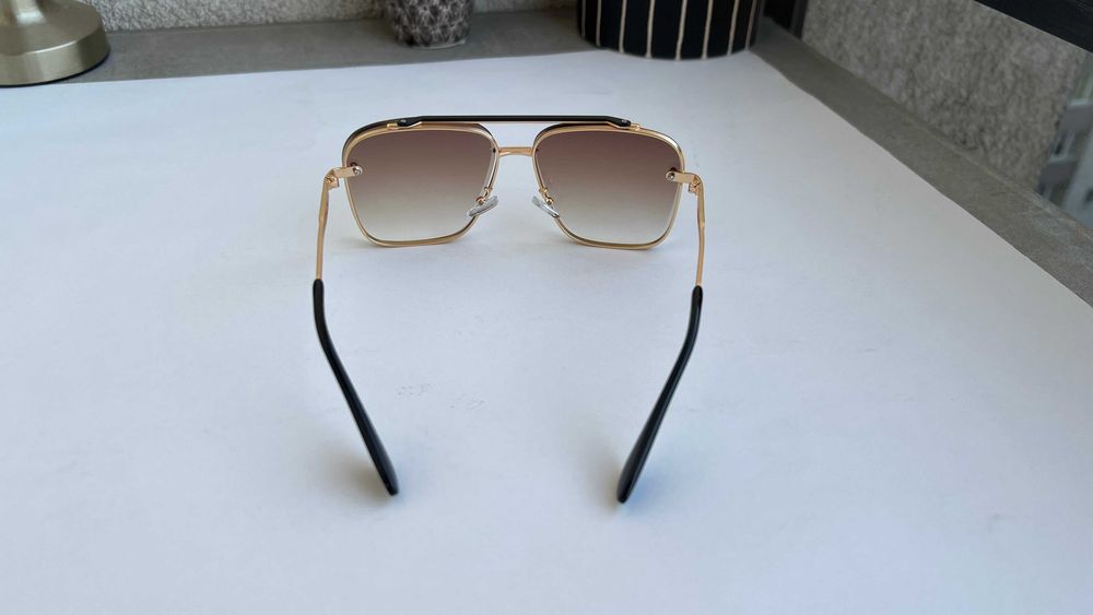 Ochelari de soare Dita Mach Six - Rama aurie Lentile maro degrade