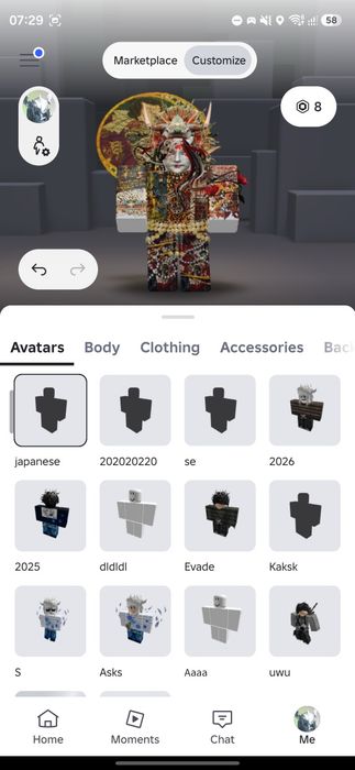 Roblox account 2023