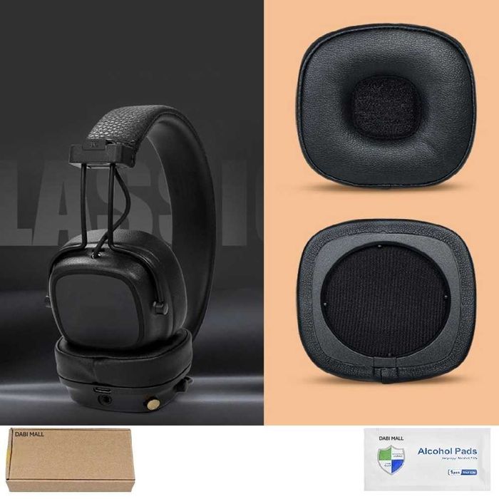 Set 2 bureti pentru casti Marshall Major IV 4 On-Ear, Spuma cu memorie