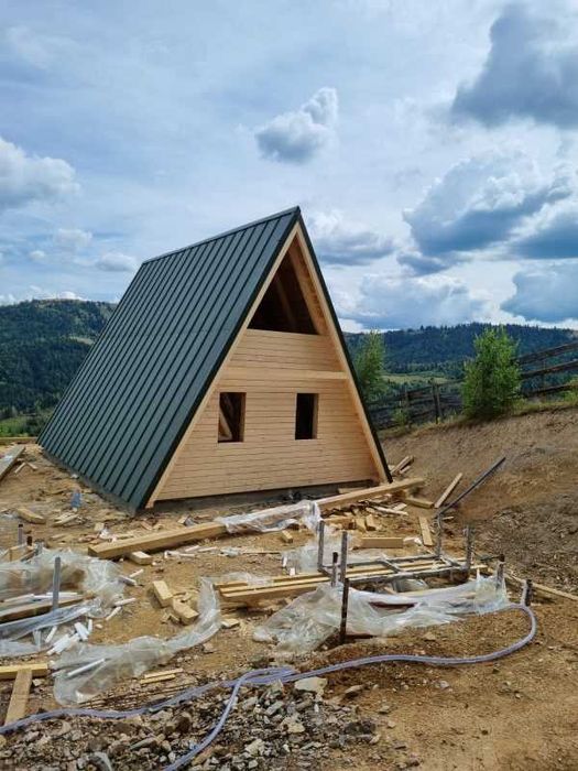 Cabane din lemn A-Frame
