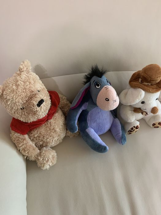 Детски плюшени играчки - Мече Дисни,  куче и магаренце