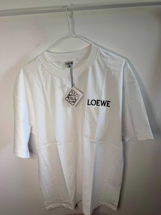 Tricou LOEWE alb marimea Xl nou cu eticheta brand Alte marci
