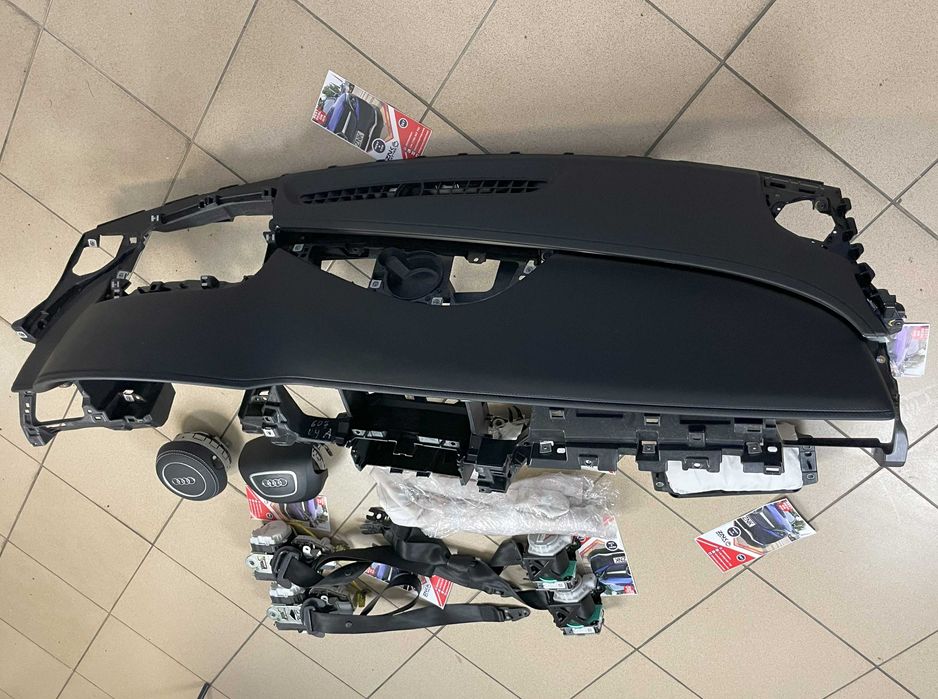 Audi A8 - plansa de bord - kit airbag volan pasager cortine - centuri