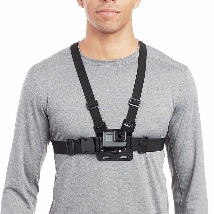 Стойка за Гърди 5 в 1 - За Телефони и GoPro - GARV Chest Dual Pro