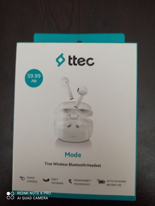 Безжични слушалки ttec