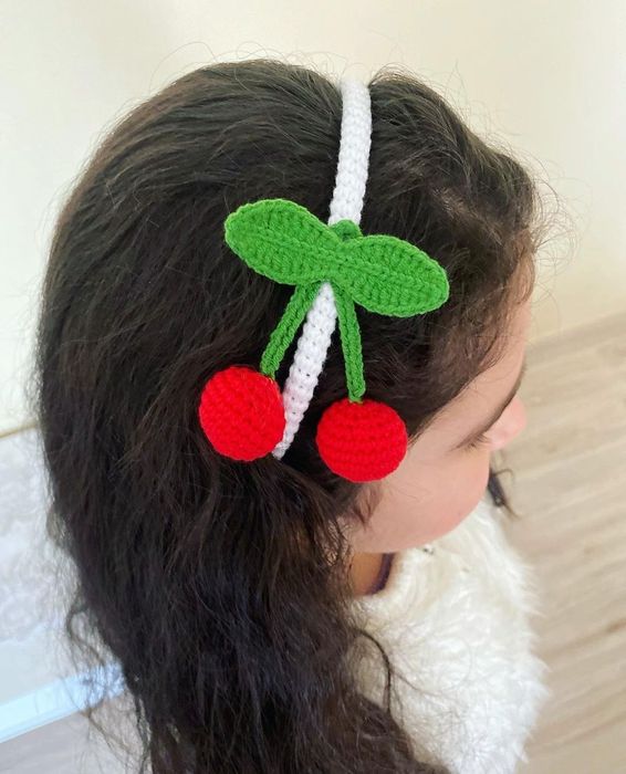 Вязаная заколки, резинки и ободки ручная работа производства Турции