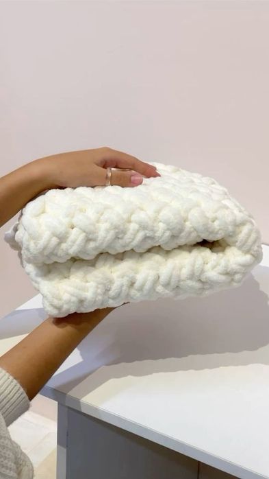 Плюшевый плед для новорожденных