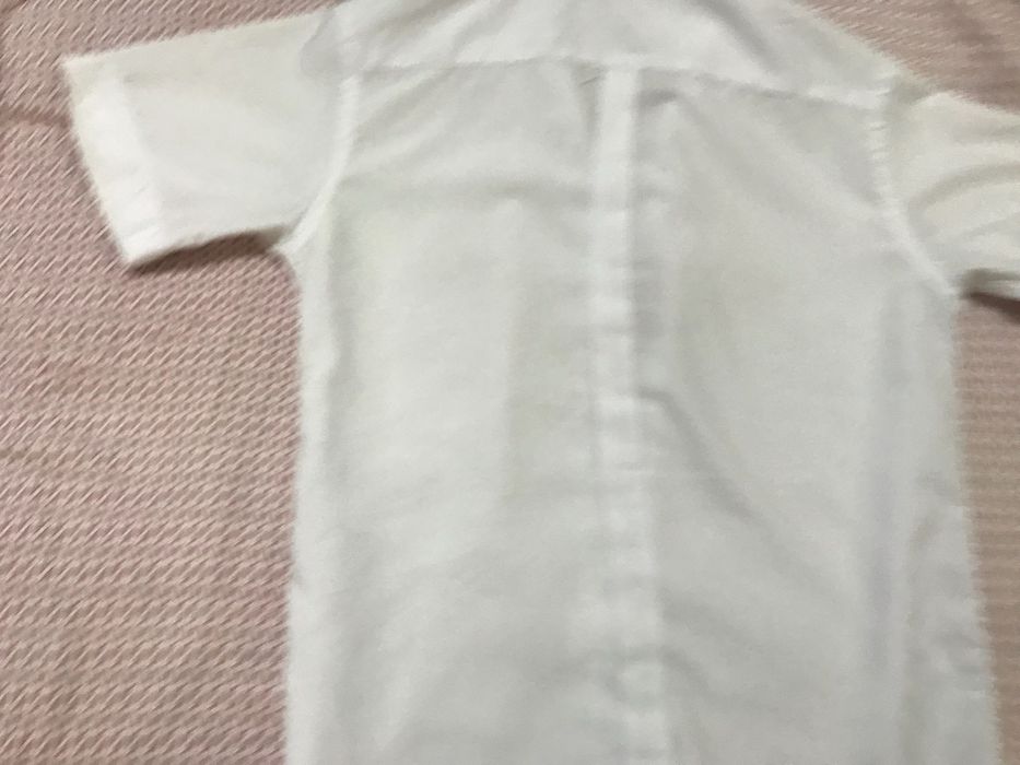 Мужская белая рубашка  Турция на мальчика 12-13