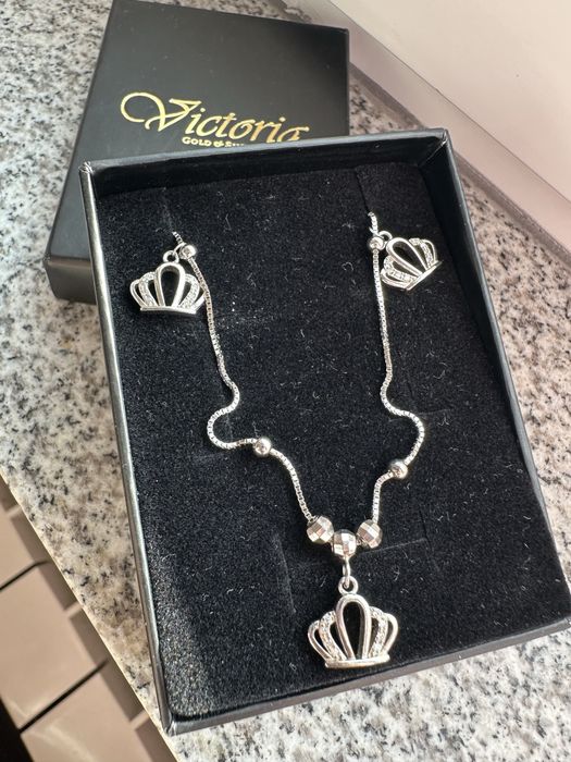 Сребърна гривна за глезен Victoria Silver