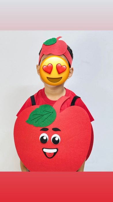 Костюм яблоки в садик на прокат