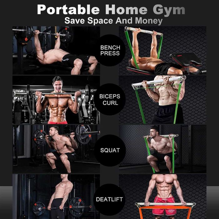 Нов комплект ластици за тренировки с лост за съпротивление  FOSER