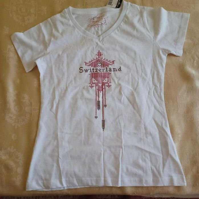 Tricou damă nou, cu etichetă, original din Elveția